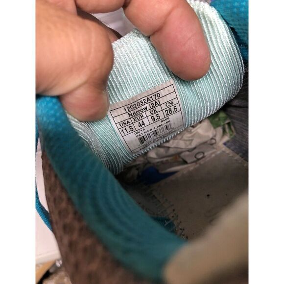 Brooks GTS Blue Gray Mesh Synthetic Lace Up Running Shoes Women Sz 11.5N US/44EU - Picture 13 of 16